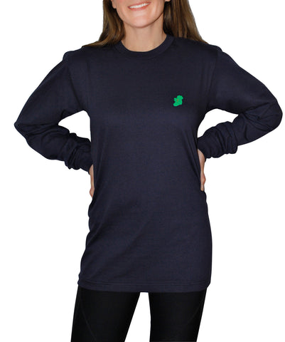 The Ireland Long T-Shirt™ - Navy - Shirts of the World