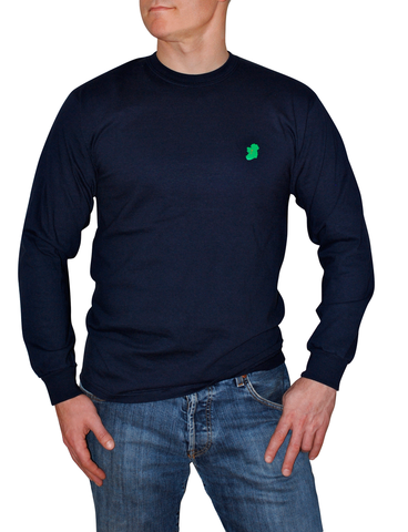 The Ireland Long T-Shirt™ - Navy - Shirts of the World