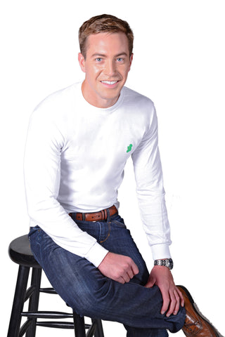 The Ireland Long T-Shirt™ - White - Shirts of the World