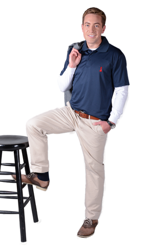 The Great Britain Shirt™ - Navy (Red Logo) - Shirts of the World